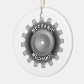 Mechanische tandwielen keramisch ornament (Links)