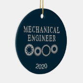 Mechanische tandwielen keramisch ornament (Rechts)