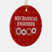 Mechanische tandwielen keramisch ornament (Rechts)