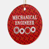 Mechanische tandwielen keramisch ornament (Links)