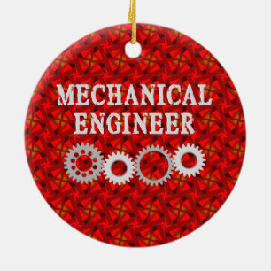 Mechanische tandwielen keramisch ornament