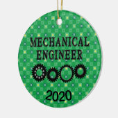Mechanische tandwielen keramisch ornament (Links)