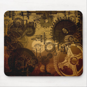 Mechanische tandwielen Mousepad Muismat