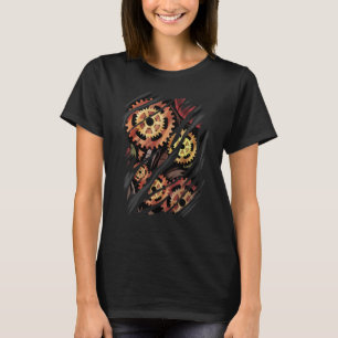 Mechanische tandwielen Robot Funny Halloween Costu T-shirt