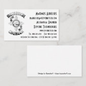 Mechanische tandwielen visitekaartje (Voorkant / Achterkant)