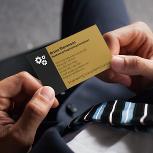 Mechanische technicus consultant Visitekaartje