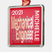 Mechanische technicus Extraordinaire CUSTOM Metalen Ornament (Links)