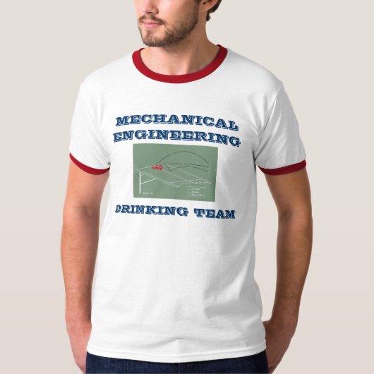 MECHANISCHE TECHNISCHE DRINK TEAM T-SHIRT (Voorkant)