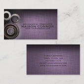 Mechanische technische kaart voor mechanische vers visitekaartje (Voorkant / Achterkant)