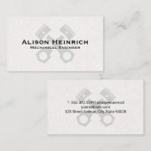 Mechanische technologie | Zuigers Visitekaartje (Voorkant / Achterkant)