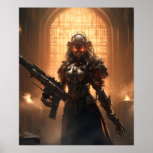 Mechanische Tempelier Saga Poster (Voorkant)