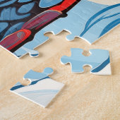Mechanische uil legpuzzel (Zijkant)