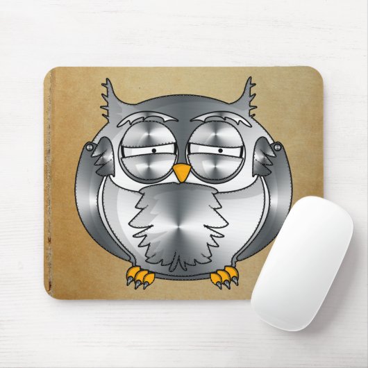 mechanische uil muismat (Met muis)