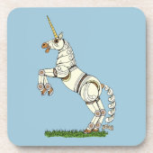 Mechanische Unicorn Bier Onderzetter (Voorkant)