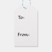 Mechanische Unicorn Cadeaulabel (Achterkant)