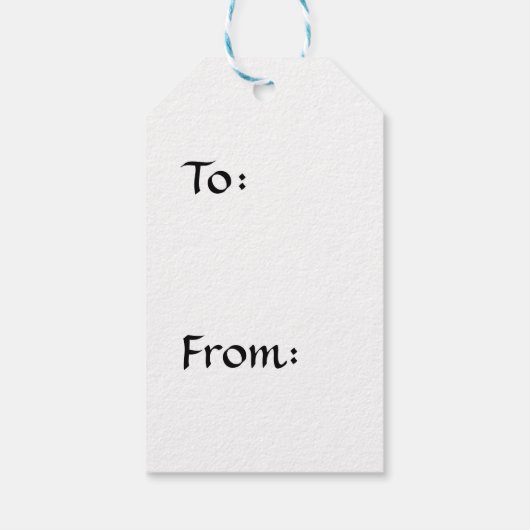 Mechanische Unicorn Cadeaulabel (Achterkant)