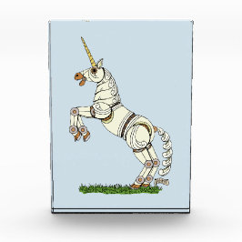 Mechanische Unicorn Fotoblokken