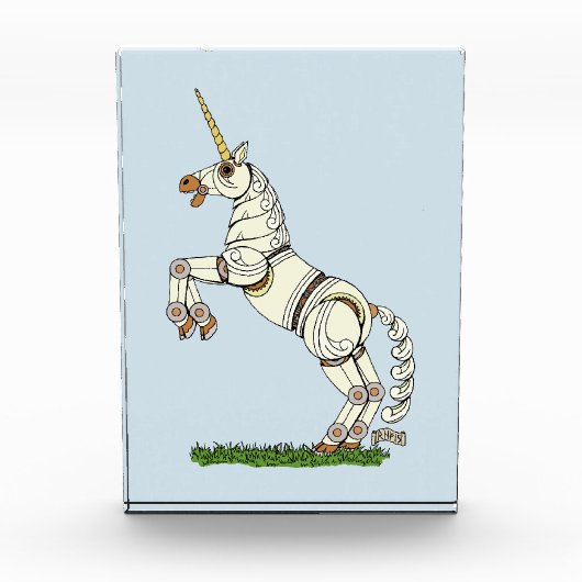 Mechanische Unicorn Fotoblokken (Voorkant)
