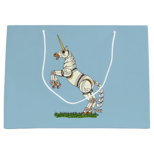 Mechanische Unicorn Groot Cadeauzakje (Voorkant)