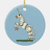 Mechanische Unicorn Keramisch Ornament (Achterkant)