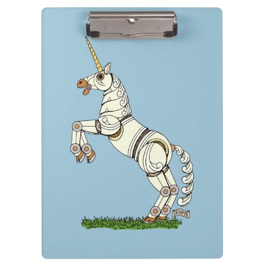 Mechanische Unicorn Klembord (Voorkant)