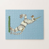 Mechanische Unicorn Legpuzzel (Horizontaal)