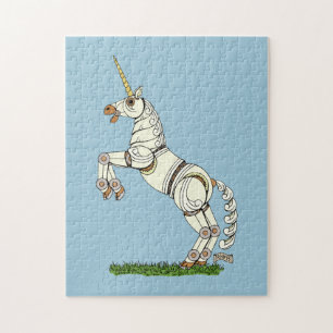 Mechanische Unicorn Legpuzzel