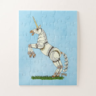 Mechanische Unicorn Legpuzzel