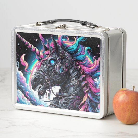 Mechanische unicorn lunchbox (In situ)