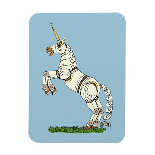 Mechanische Unicorn Magneet (Verticaal)