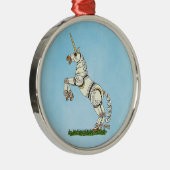 Mechanische Unicorn Metalen Ornament (Rechts)