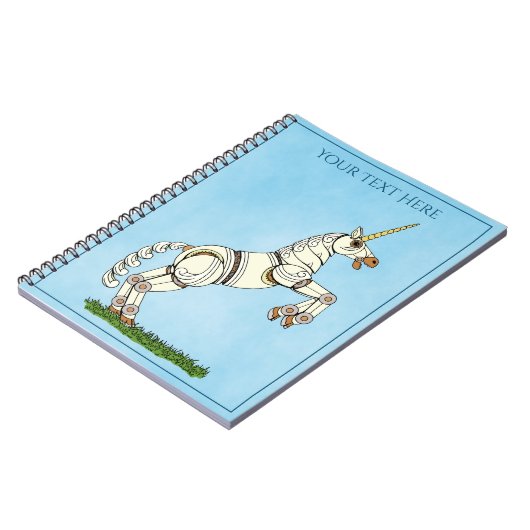 Mechanische Unicorn Notitieboek (Linkerzijde)