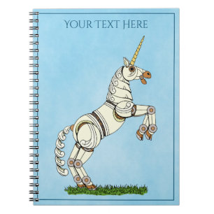 Mechanische Unicorn Notitieboek