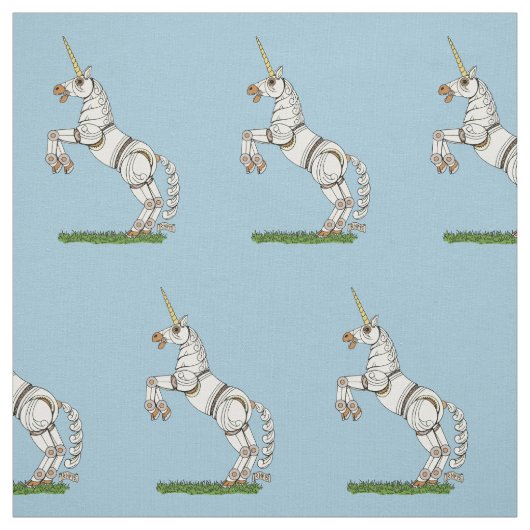 Mechanische Unicorn Stof (Swatch)