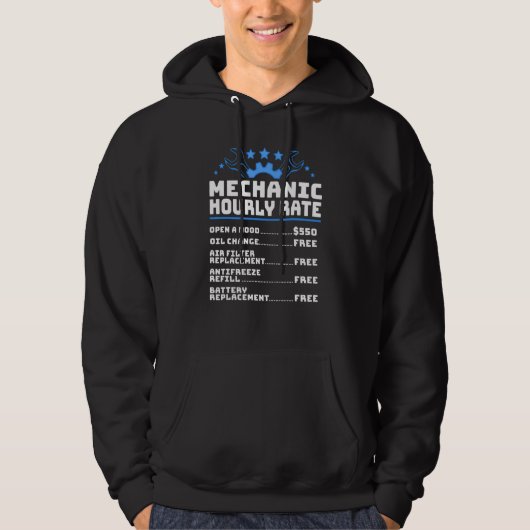 Mechanische uurfrequentie 2 hoodie (Voorkant)