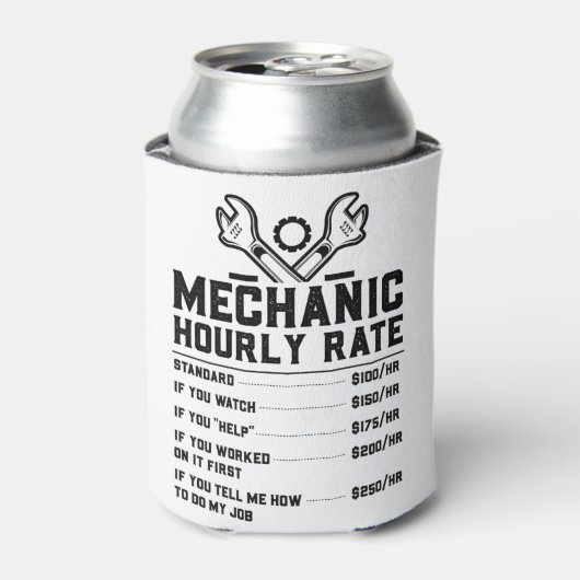 Mechanische uurfrequentie blikjeskoeler (Blikje Voorkant)