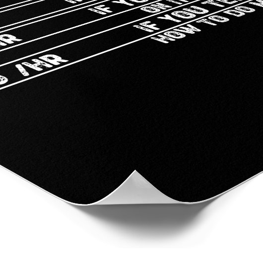 Mechanische uurfrequentie poster (Hoek)