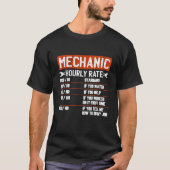 Mechanische uurfrequentie voor klassieke mechanisc t-shirt (Voorkant)
