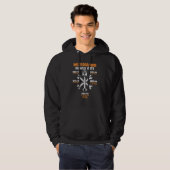 Mechanische uurlonen arbeidsdag hoodie (Voorkant volledig)