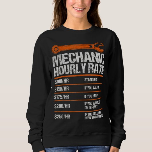 Mechanische Uurly Rate Future Mechanic Trui (Voorkant)