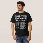 Mechanische uursnelheid - Automobielengineer T-shirt (Voorkant volledig)