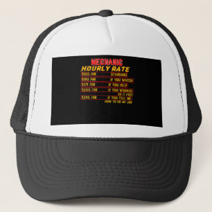 Mechanische uursnelheid trucker pet