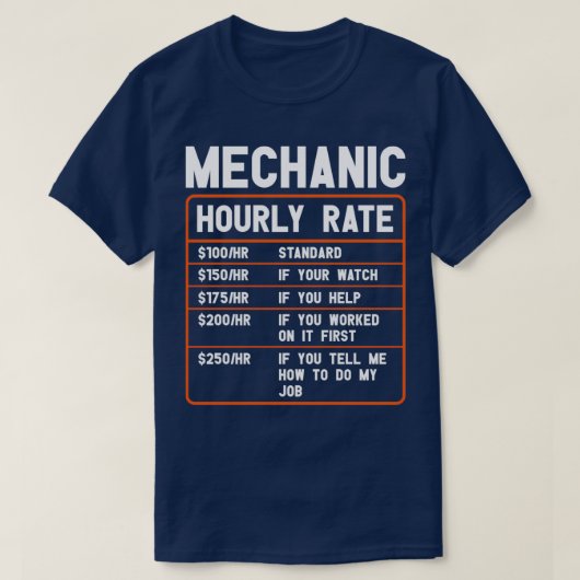 Mechanische uursnelheidTShirt 2 T-shirt (Design voorkant)