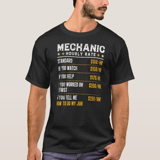 Mechanische uurwerker t-shirt (Voorkant)