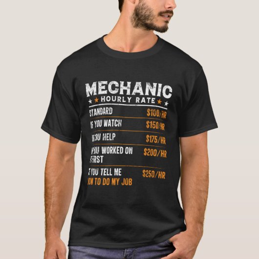 Mechanische uurwerker t-shirt (Voorkant)