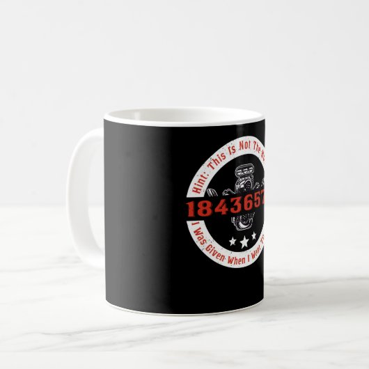 Mechanische V8-motor Ventilator auto 8-cilinder Koffiemok (Voorkant links)