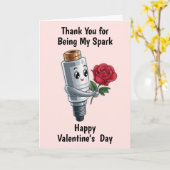 Mechanische Valentijnsdag Kaart (Gele Bloem)