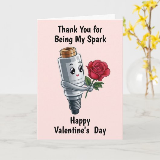 Mechanische Valentijnsdag Kaart (Gele Bloem)