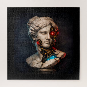 Mechanische Venus: Cyberpunk-beeldhouwkunst Legpuzzel