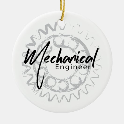 Mechanische versnellingsbak keramisch ornament (Voorkant)
